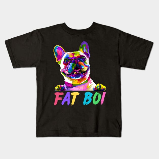 FAT Boi Kids T-Shirt by Benny Merch Pearl